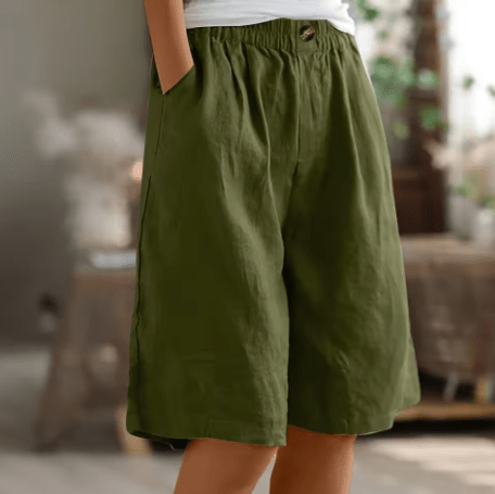 WOMEN'S RELAXED FIT COMFORT SUMMER SHORTS - Zarino Newstyle