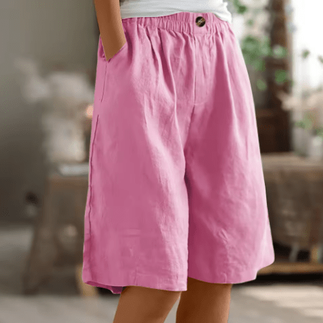 WOMEN'S RELAXED FIT COMFORT SUMMER SHORTS - Zarino Newstyle