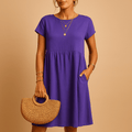 WOMEN'S RELAXED FIT SUMMER MIDI DRESS - Zarino Newstyle
