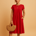 WOMEN'S RELAXED FIT SUMMER MIDI DRESS - Zarino Newstyle