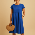 WOMEN'S RELAXED FIT SUMMER MIDI DRESS - Zarino Newstyle