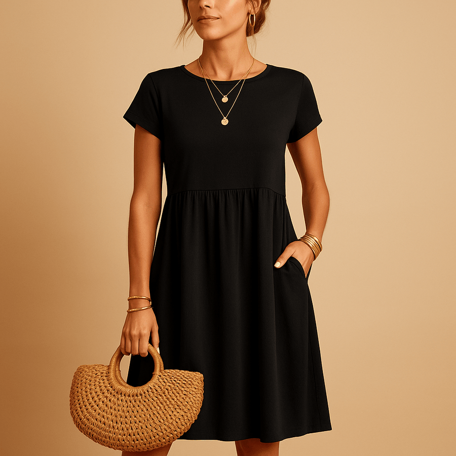 WOMEN'S RELAXED FIT SUMMER MIDI DRESS - Zarino Newstyle