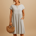 WOMEN'S RELAXED FIT SUMMER MIDI DRESS - Zarino Newstyle