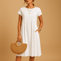 WOMEN'S RELAXED FIT SUMMER MIDI DRESS - Zarino Newstyle