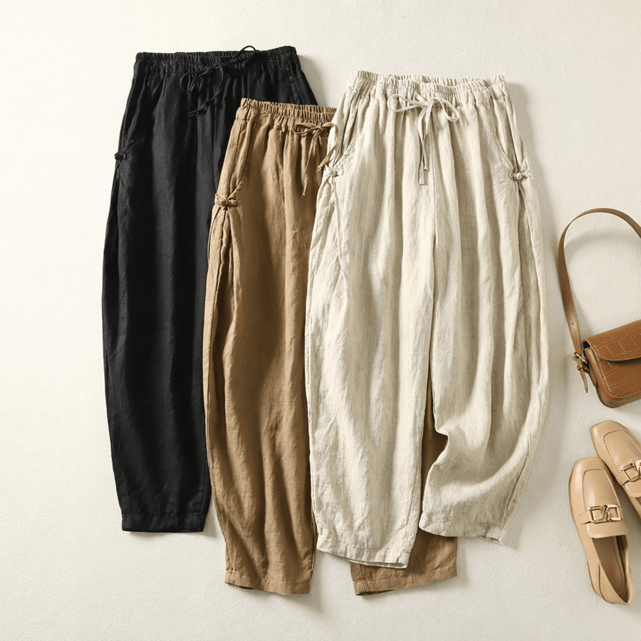 WOMEN'S RELAXED SUMMER TROUSERS - Zarino Newstyle
