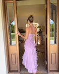 WOMEN'S RUFFLE HALTER SUMMER MAXI DRESS - Zarino Newstyle