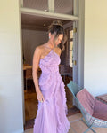 WOMEN'S RUFFLE HALTER SUMMER MAXI DRESS - Zarino Newstyle