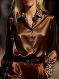 WOMEN'S SATIN SHIRT - Zarino Newstyle