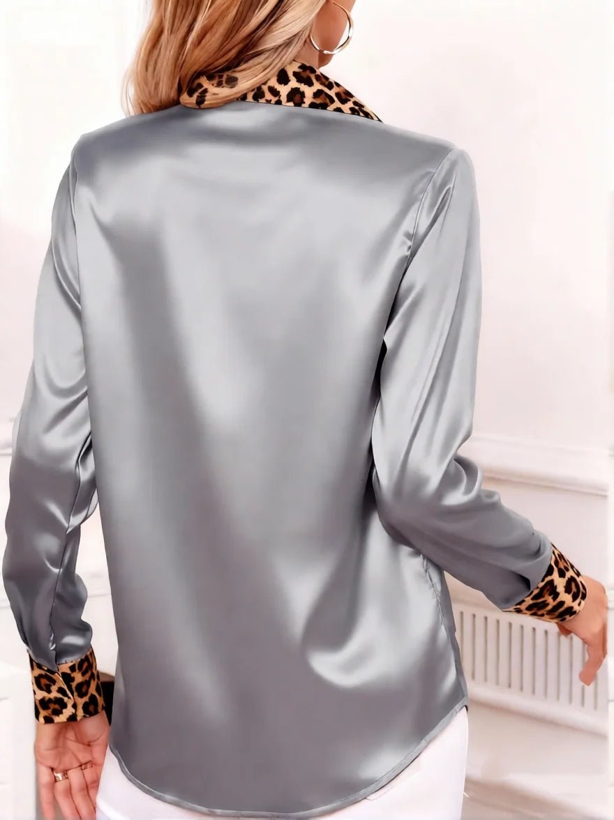 WOMEN'S SATIN SHIRT - Zarino Newstyle