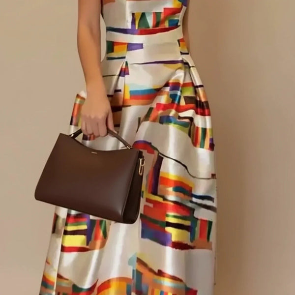 WOMEN'S SLEEVELESS SUMMER MIDI DRESS