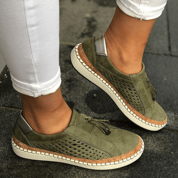 WOMEN'S SLIP-ON PERFORATED ORTHOPEDIC SUMMER SNEAKERS