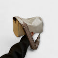WOMEN'S SLOUCHY CROSSBODY BAG WITH WOVEN STRAP - Zarino Newstyle