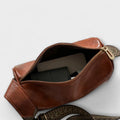 WOMEN'S SLOUCHY CROSSBODY BAG WITH WOVEN STRAP - Zarino Newstyle
