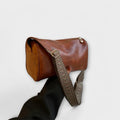 WOMEN'S SLOUCHY CROSSBODY BAG WITH WOVEN STRAP - Zarino Newstyle