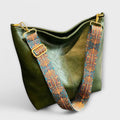 WOMEN'S SLOUCHY HOBO SHOULDER BAG WITH STATEMENT STRAP - Zarino Newstyle