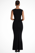 WOMEN'S SQUARE NECK BODYCON MAXI DRESS - Zarino Newstyle