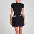 WOMEN'S SQUARE NECK MINI DRESS - Zarino Newstyle