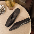 WOMEN'S SQUARE TOE SLIP - ON FLAT LOAFERS - Zarino Newstyle