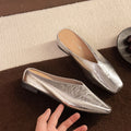 WOMEN'S SQUARE TOE SLIP - ON FLAT LOAFERS - Zarino Newstyle