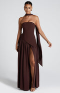 WOMEN'S STRAPLESS SUMMER MAXI DRESS - Zarino Newstyle