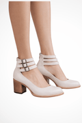 WOMEN'S STRAPPY BLOCK HEEL ANKLE BOOTS - Zarino Newstyle