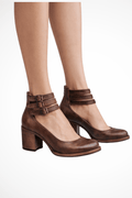 WOMEN'S STRAPPY BLOCK HEEL ANKLE BOOTS - Zarino Newstyle