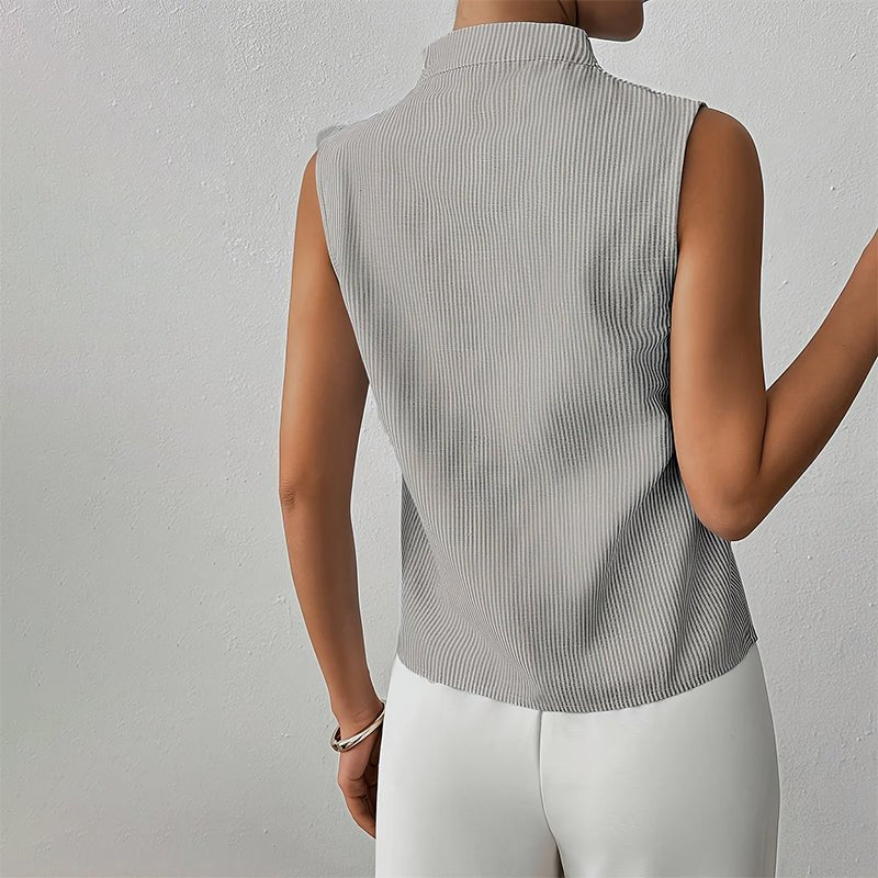 WOMEN'S STRIPED SLEEVELESS SUMMER TOP - Zarino Newstyle
