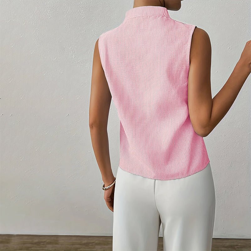 WOMEN'S STRIPED SLEEVELESS SUMMER TOP - Zarino Newstyle