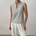 WOMEN'S STRIPED SLEEVELESS SUMMER TOP - Zarino Newstyle