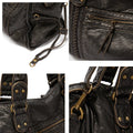 WOMEN'S STRUCTURED LEATHER CROSSBODY MESSENGER BAG - Zarino Newstyle