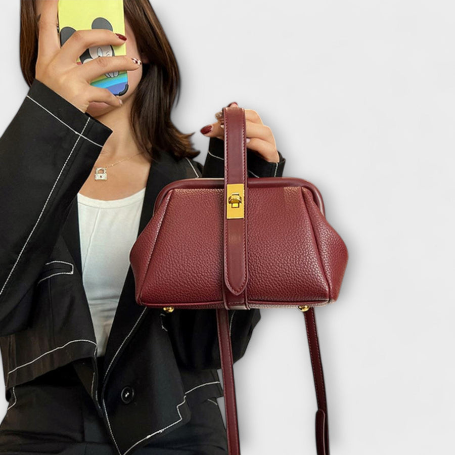 WOMEN'S STRUCTURED MINI TOP - HANDLE SUMMER HANDBAG - Zarino Newstyle