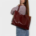 WOMEN'S STRUCTURED MINIMALIST SHOULDER TOTE BAG - Zarino Newstyle