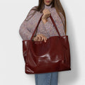WOMEN'S STRUCTURED MINIMALIST SHOULDER TOTE BAG - Zarino Newstyle