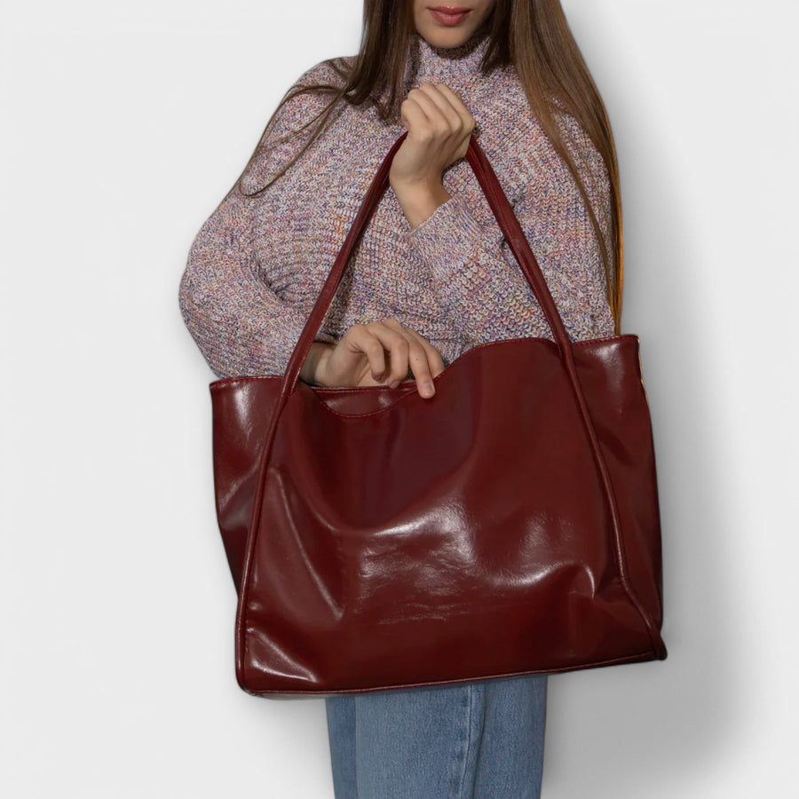 WOMEN'S STRUCTURED MINIMALIST SHOULDER TOTE BAG - Zarino Newstyle