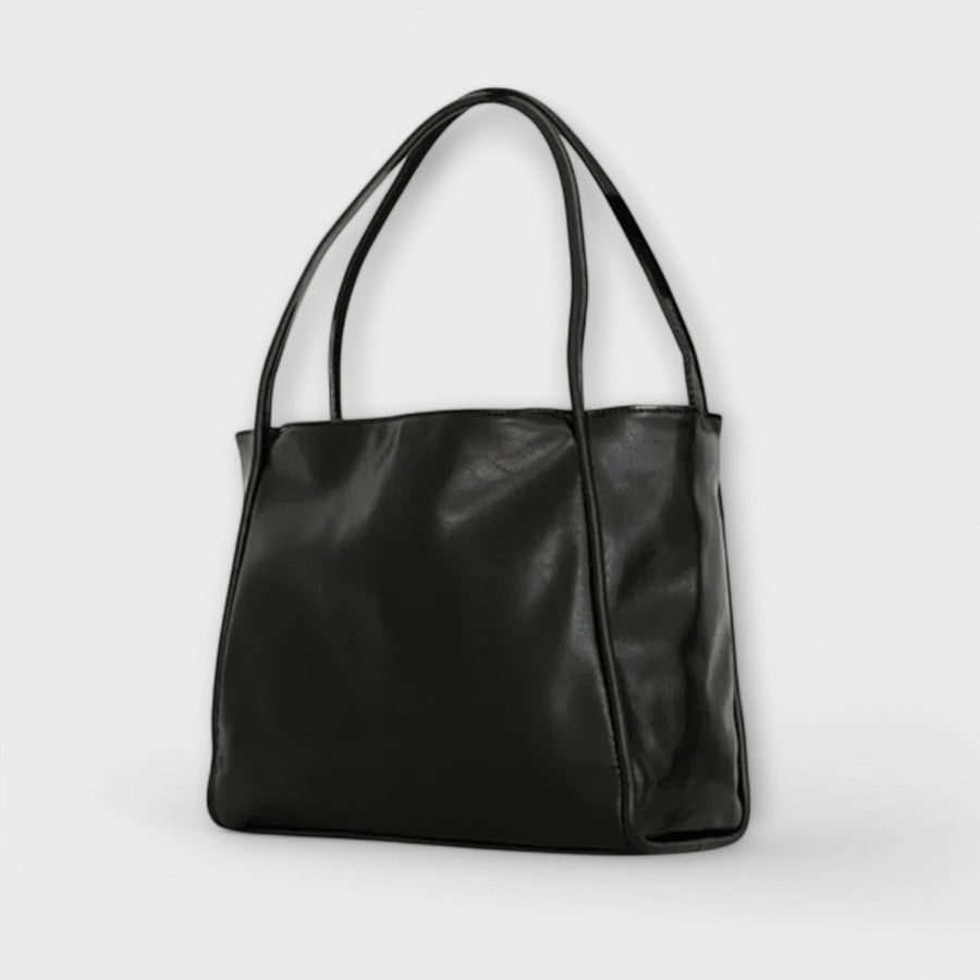 WOMEN'S STRUCTURED MINIMALIST SHOULDER TOTE BAG - Zarino Newstyle