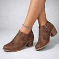 WOMEN'S SUEDE ANKLE BOOTS - Zarino Newstyle
