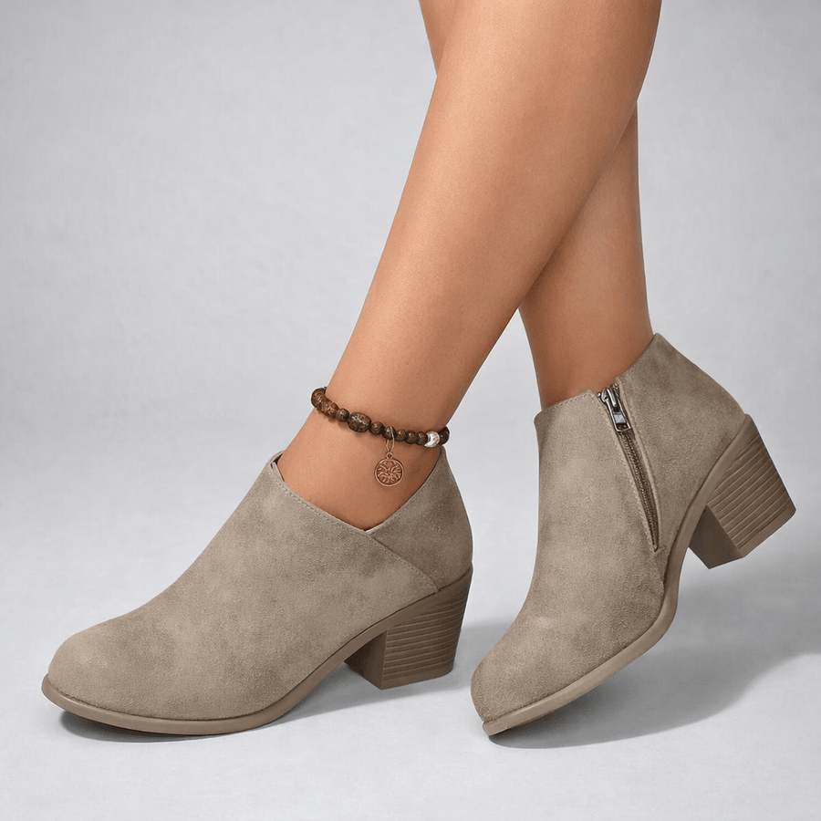 WOMEN'S SUEDE ANKLE BOOTS - Zarino Newstyle