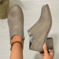 WOMEN'S SUEDE ANKLE BOOTS - Zarino Newstyle