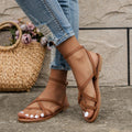 WOMEN'S SUMMER ANKLE STRAP FLAT SANDALS - Zarino Newstyle