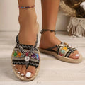 WOMEN'S SUMMER BOHO SLIP - ON FLAT SANDALS - Zarino Newstyle