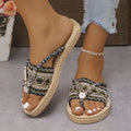 WOMEN'S SUMMER BOHO SLIP - ON FLAT SANDALS - Zarino Newstyle