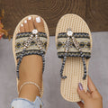 WOMEN'S SUMMER BOHO SLIP - ON FLAT SANDALS - Zarino Newstyle