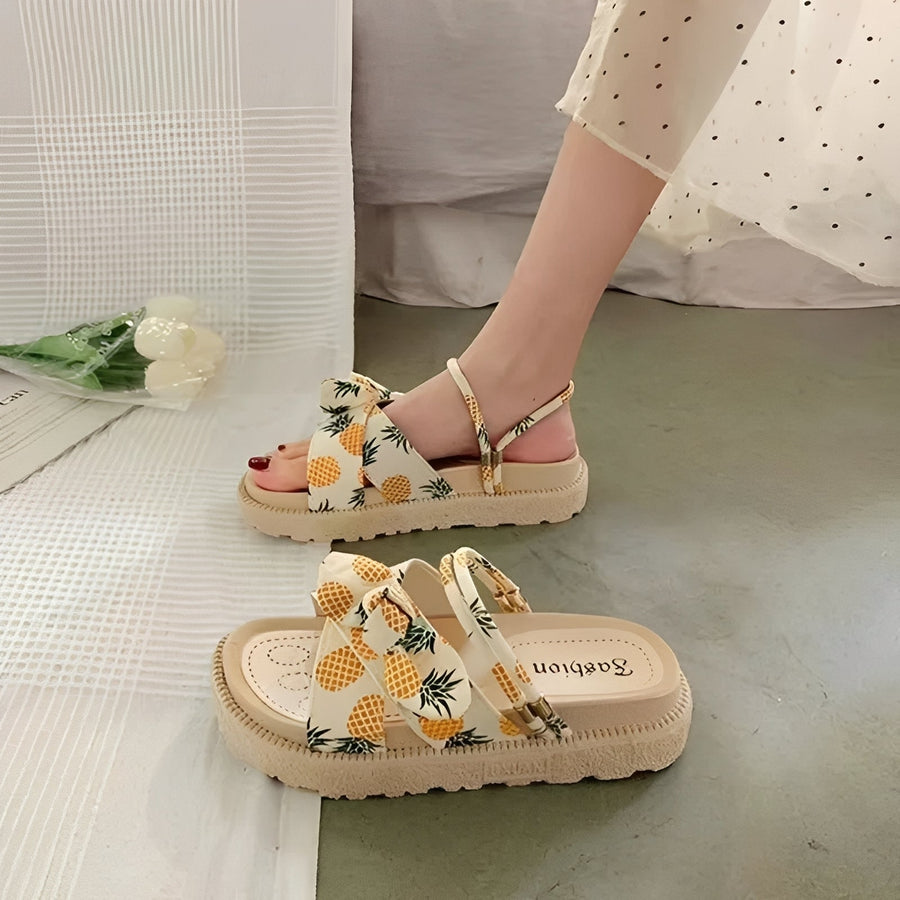 WOMEN'S SUMMER BOW PLATFORM SANDALS - Zarino Newstyle