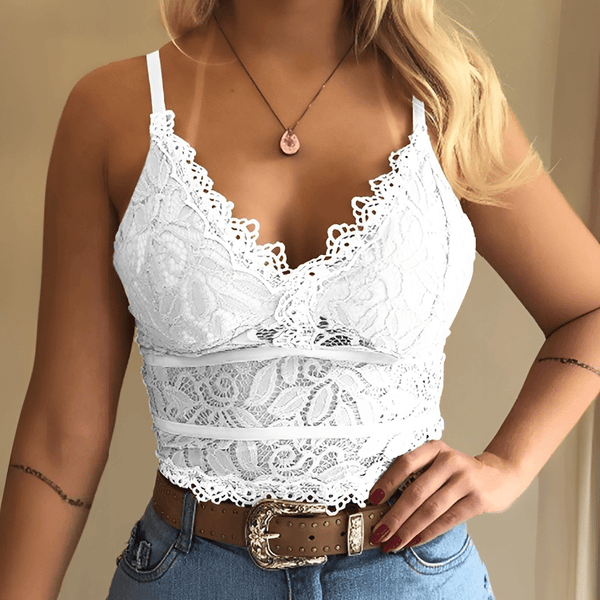 WOMEN'S SUMMER CROCHET CROP TOP