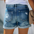 WOMEN'S SUMMER DISTRESSED DENIM SHORTS - Zarino Newstyle
