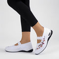 WOMEN'S SUMMER FLORAL EMBROIDERED SLIP - ON SNEAKERS - Zarino Newstyle