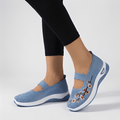 WOMEN'S SUMMER FLORAL EMBROIDERED SLIP - ON SNEAKERS - Zarino Newstyle