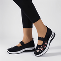 WOMEN'S SUMMER FLORAL EMBROIDERED SLIP - ON SNEAKERS - Zarino Newstyle