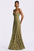 WOMEN'S SUMMER FLORAL LACE MAXI DRESS - Zarino Newstyle