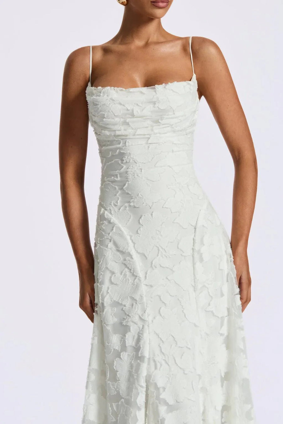 WOMEN'S SUMMER FLORAL LACE MAXI DRESS - Zarino Newstyle